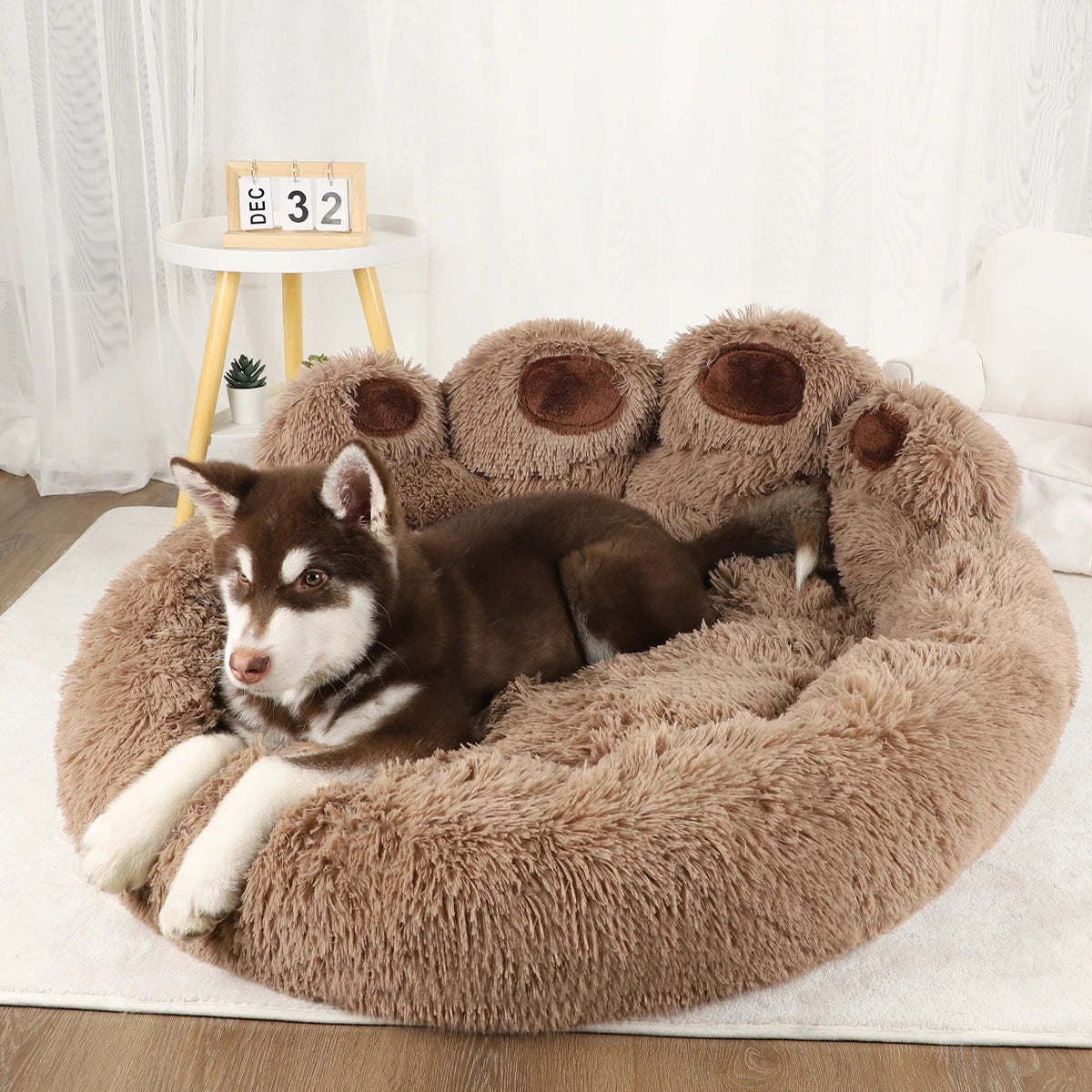 Fluffy honden Bed