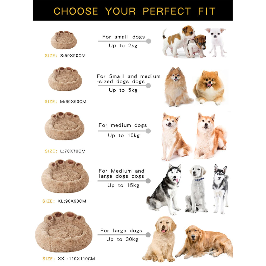 Fluffy honden Bed