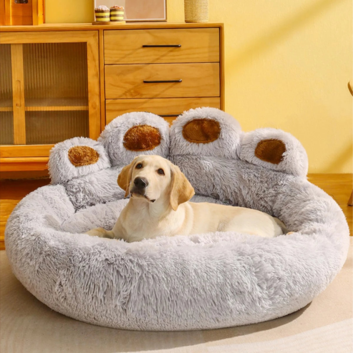 Fluffy honden Bed